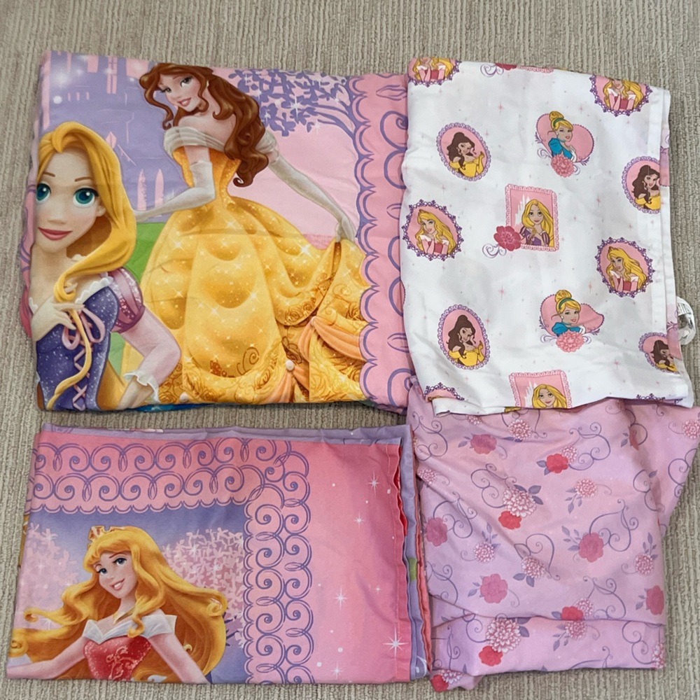 Disney Princess 4pc Sheet Set for CRIB/TODDLER mattress